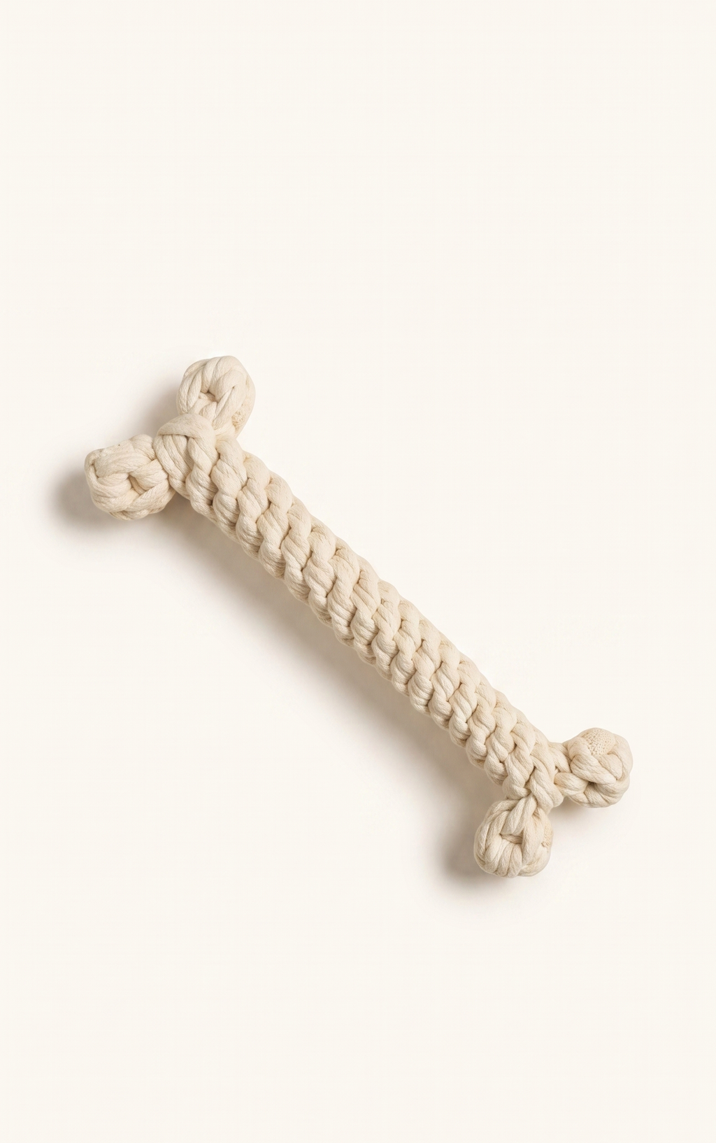 Hand knitted large bone rope toys 